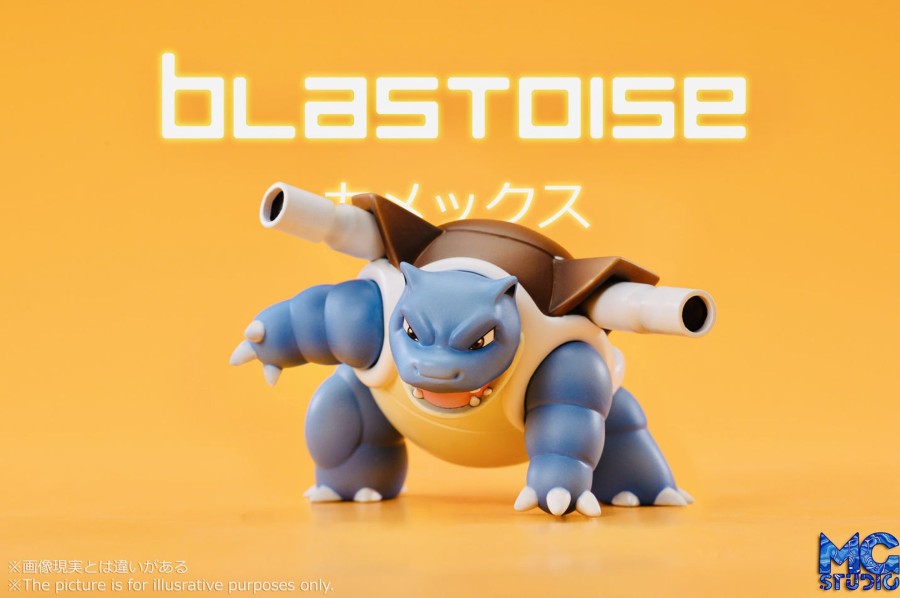 Statues/Figures MG STUDIO Pokemon | Mg Studio Pokemon: Scale World Series, Blastoise Evolution Family [P