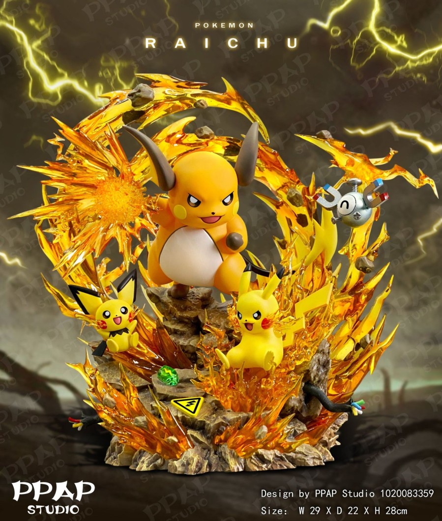 Statues/Figures PPAP STUDIO Pokemon | Ppap Studio Pokemon: Evolution Series, Pikachu Family [Sold Out]