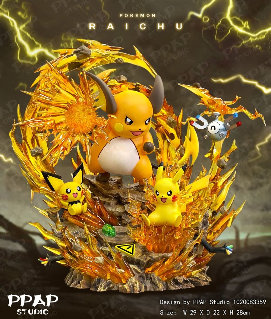 Statues/Figures PPAP STUDIO Pokemon | Ppap Studio Pokemon: Evolution Series, Pikachu Family [Sold Out]