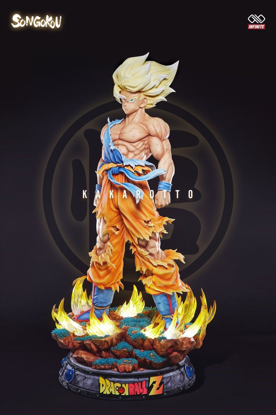 Statues/Figures INFINITE STUDIO Dragon Ball | Infinite Studio Dragon Ball Z: Super Saiyan Goku 1/1 [Pre-Order]