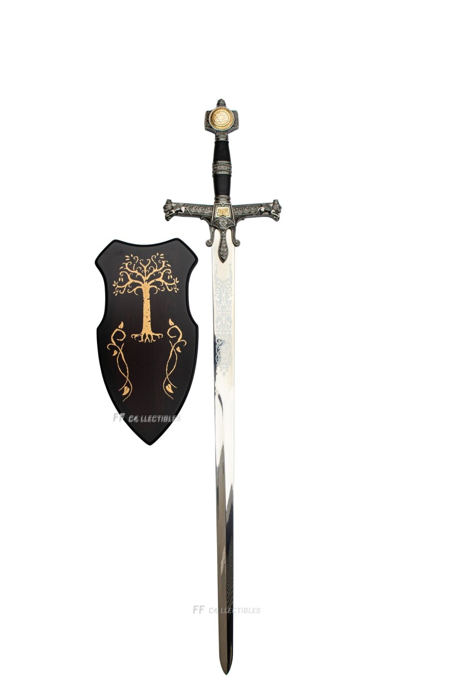 Medieval Swords FF COLLECTIBLES | Sword Of Solomon, Medieval Knights Templar Crusader Sword (With Free W