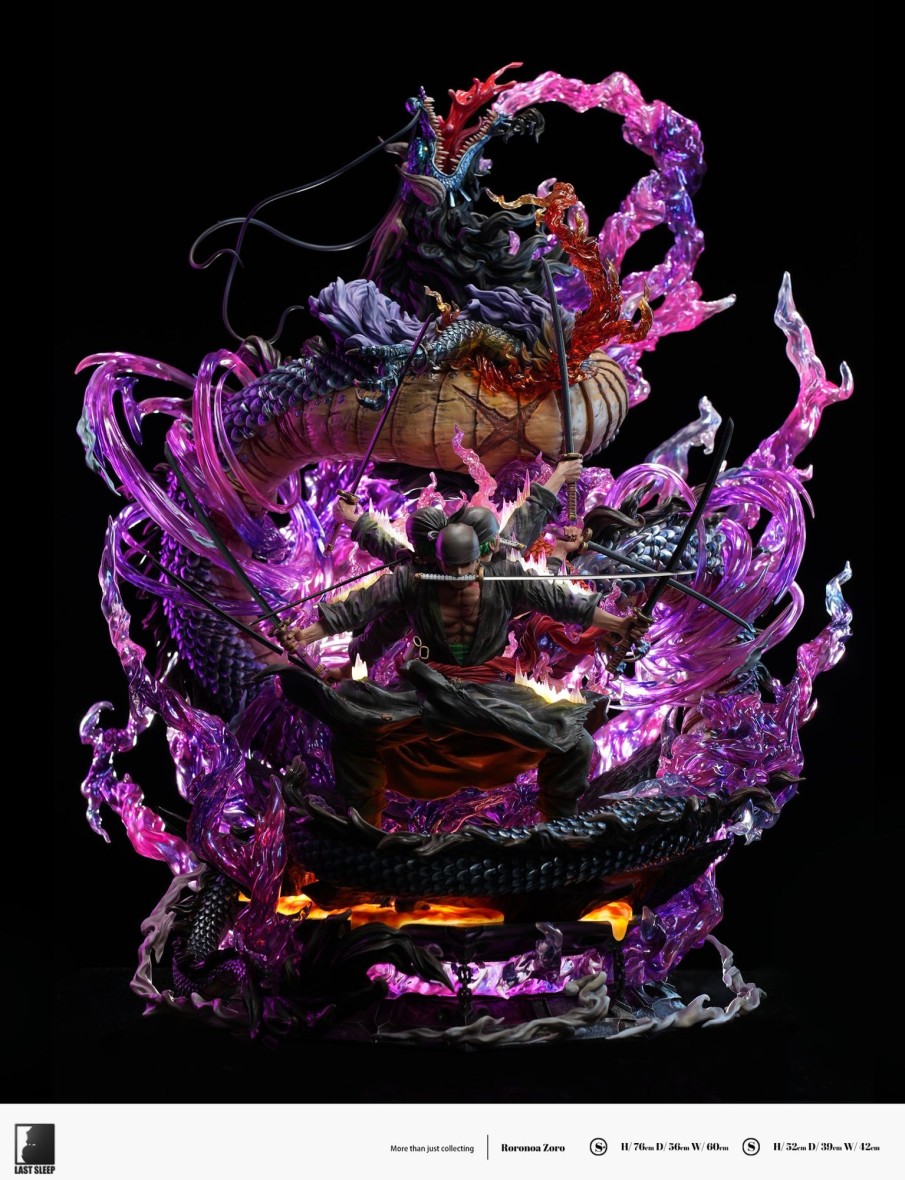 Statues/Figures LAST SLEEP STUDIO One Piece | Last Sleep Studio One Piece: Kyutoryu Asura Zoro Vs Kaido [Pre-Order