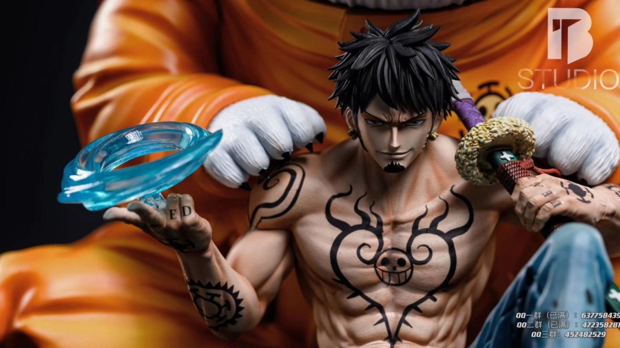 Statues/Figures BT STUDIO One Piece | Bt Studio One Piece: 7 Warlords Sitting Pose Series 2. Trafalgar Law