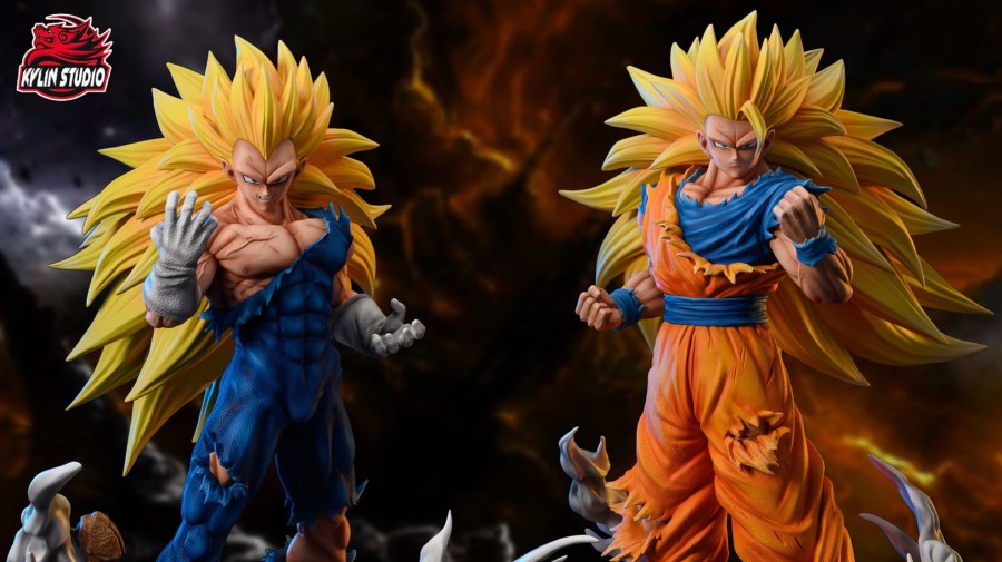 Statues/Figures KYLIN STUDIO Dragon Ball | Kylin Studio Dragon Ball Z: Super Saiyan 3 Series, Goku And Vegeta [