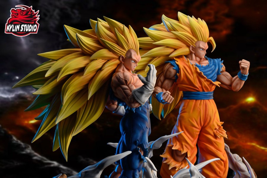 Statues/Figures KYLIN STUDIO Dragon Ball | Kylin Studio Dragon Ball Z: Super Saiyan 3 Series, Goku And Vegeta [