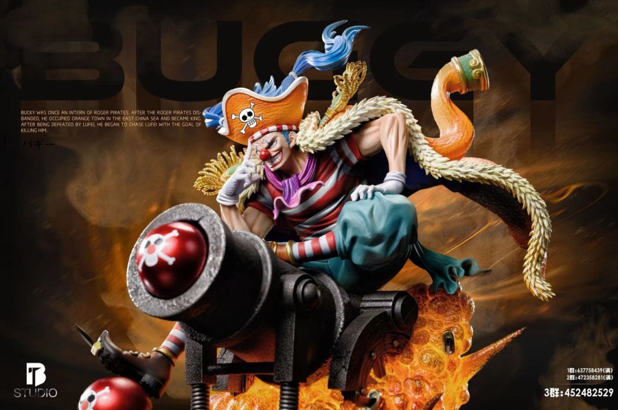 Statues/Figures BT STUDIO One Piece | Bt Studio One Piece: 7 Warlords Sitting Pose Series 3. Buggy The Clo