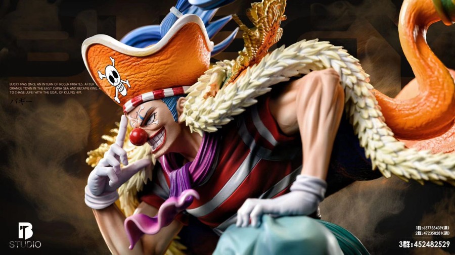 Statues/Figures BT STUDIO One Piece | Bt Studio One Piece: 7 Warlords Sitting Pose Series 3. Buggy The Clo