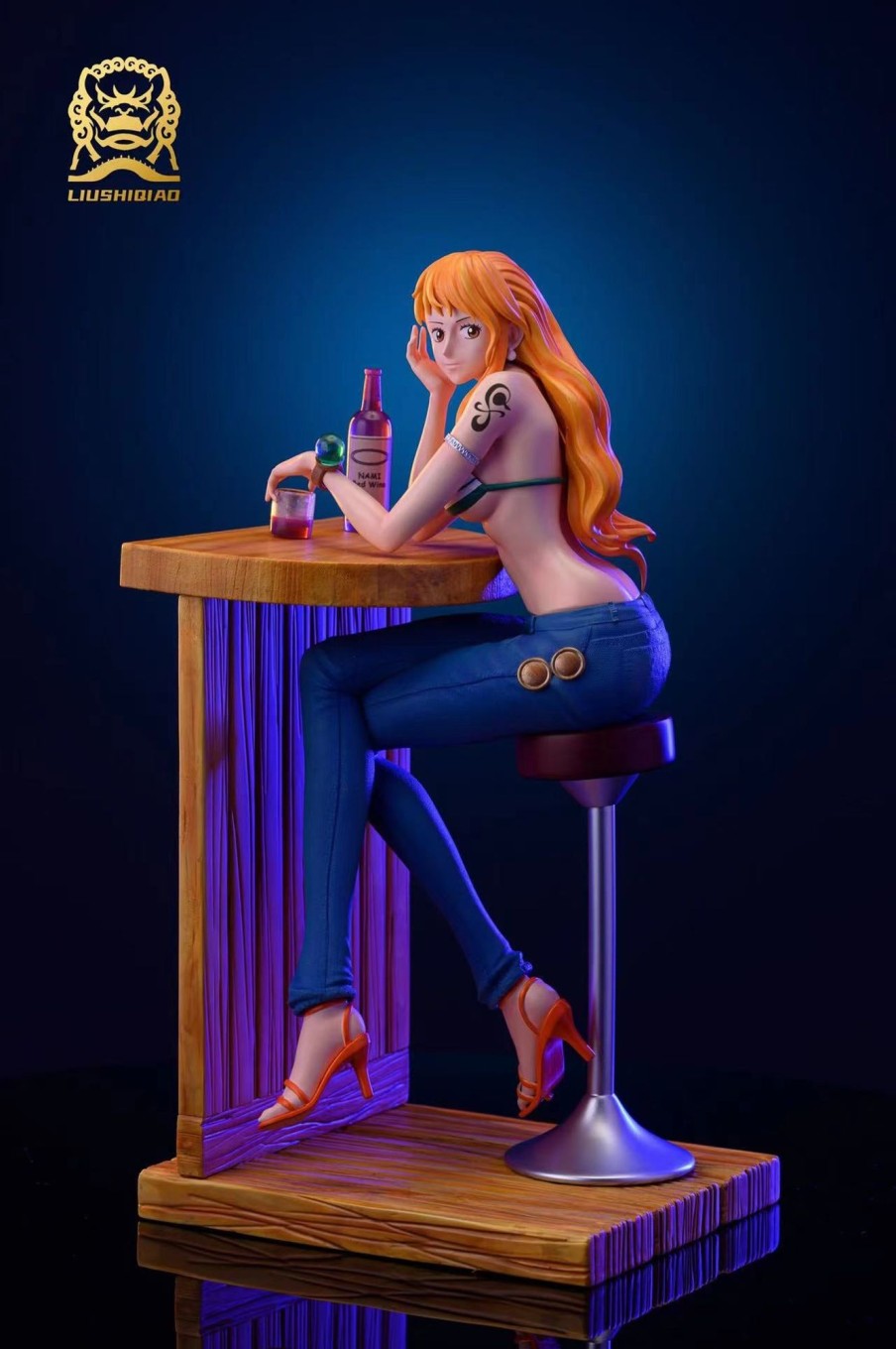 Statues/Figures LIU SHI QIAO STUDIO One Piece | Liu Shi Qiao Studio One Piece: Post Timeskip Nami (18+) [Discontinue