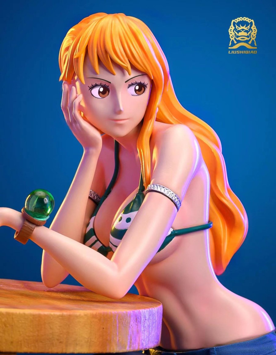 Statues/Figures LIU SHI QIAO STUDIO One Piece | Liu Shi Qiao Studio One Piece: Post Timeskip Nami (18+) [Discontinue