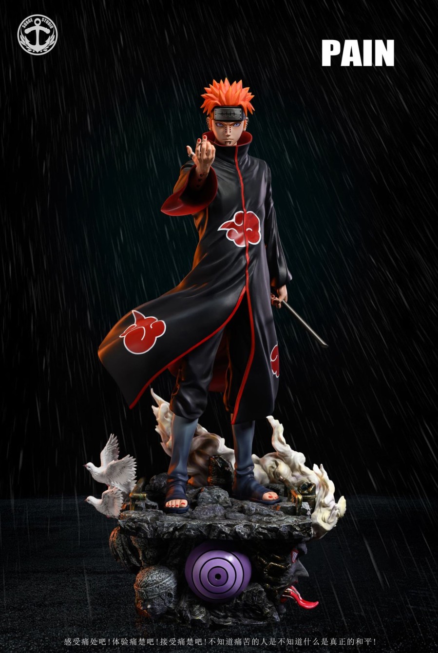 Statues/Figures SURGE STUDIO Naruto | Surge Studio Naruto: Akatsuki Standing Series, Pain And Konan [Pre-O