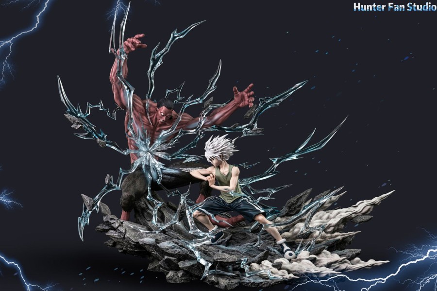 Statues/Figures HUNTER FAN STUDIO Hunter X Hunter | Hunter Fan Studio Hunter X Hunter: Battle Series 1. Godspeed Killua