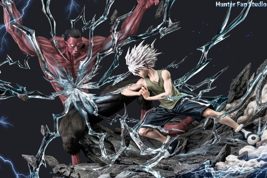 Statues/Figures HUNTER FAN STUDIO Hunter X Hunter | Hunter Fan Studio Hunter X Hunter: Battle Series 1. Godspeed Killua