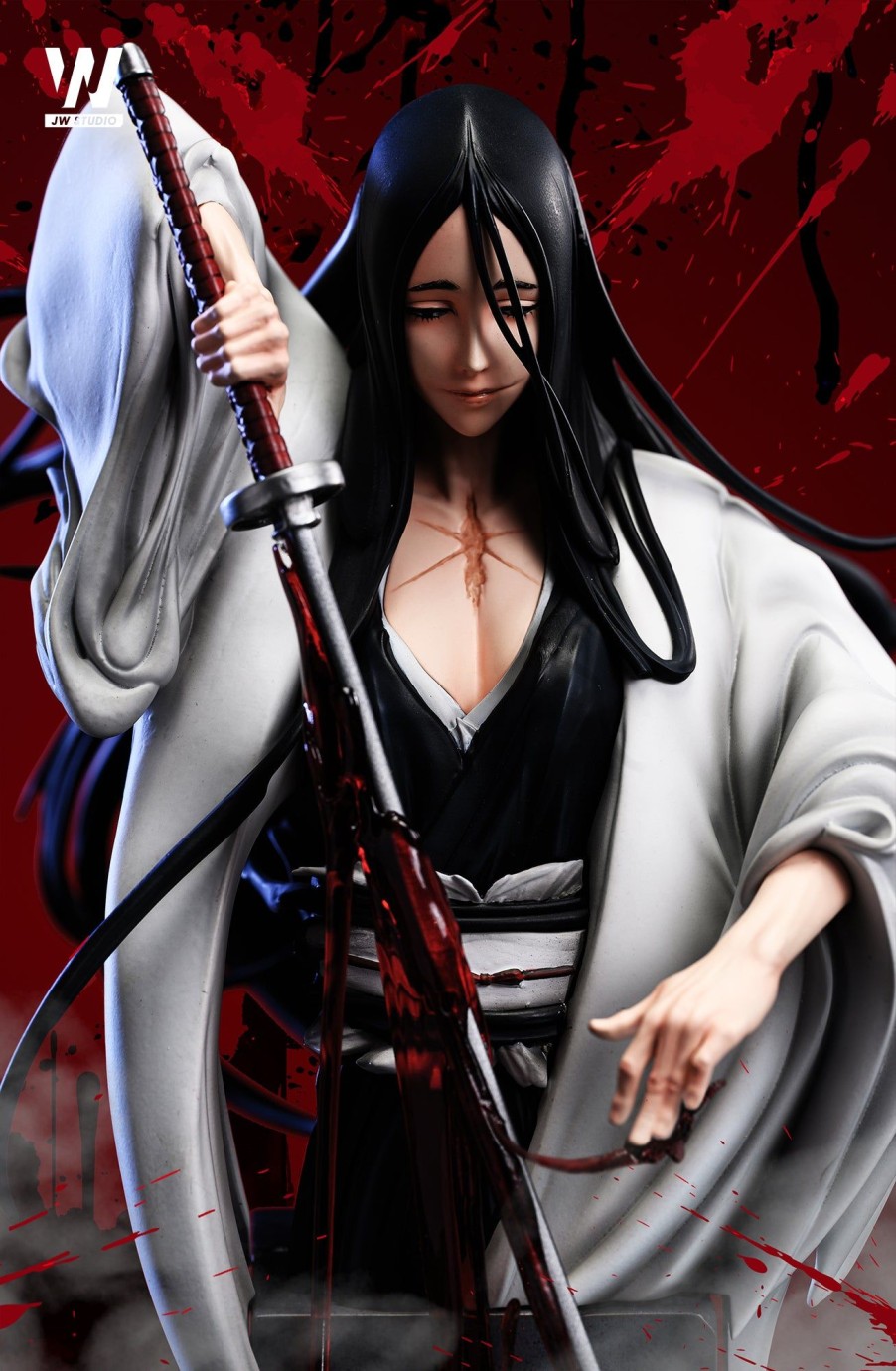 Statues/Figures JW STUDIO Bleach | Jw Studio Bleach: Gotei 13 Bust Series 1. Unohana Retsu [Pre-Order]