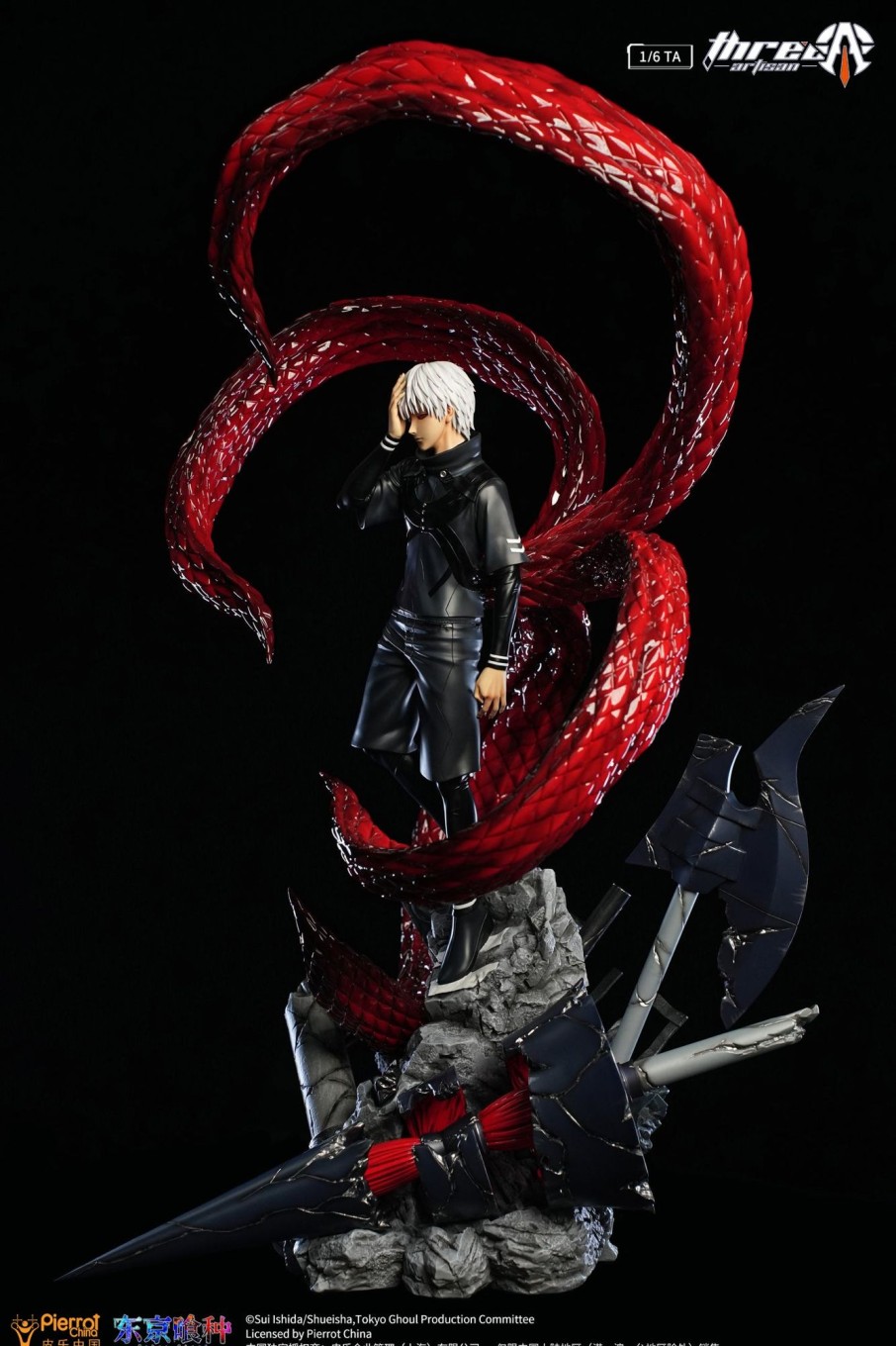 Statues/Figures THREE ARTISAN STUDIO Tokyo Ghoul | Three Artisan Studio Tokyo Ghoul: Ken Kaneki 1/6 (Licensed) [Sold Ou