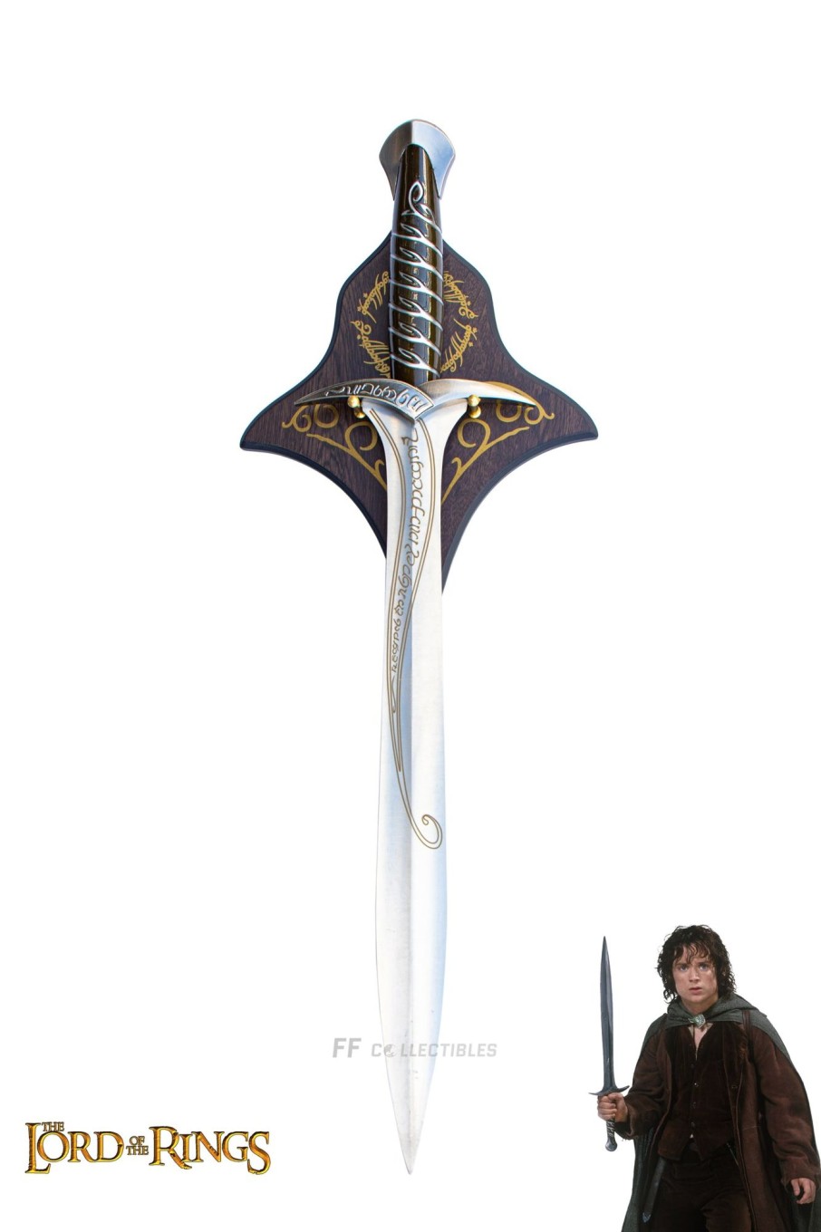 Movie Collectibles FF COLLECTIBLES | Lord Of The Rings - Sting, Sword Of Bilbo And Frodo Baggins (W Free Wa