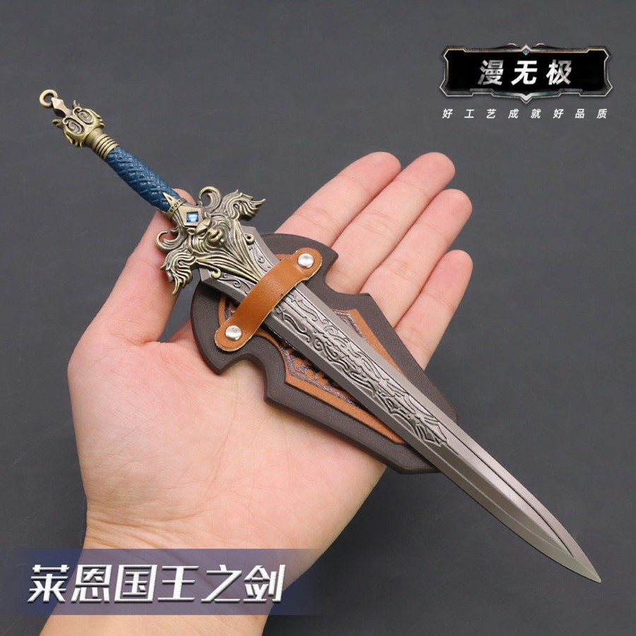 Keychains And Mini Replicas FF COLLECTIBLES | World Of Warcraft Sword Of King Llane Keychain