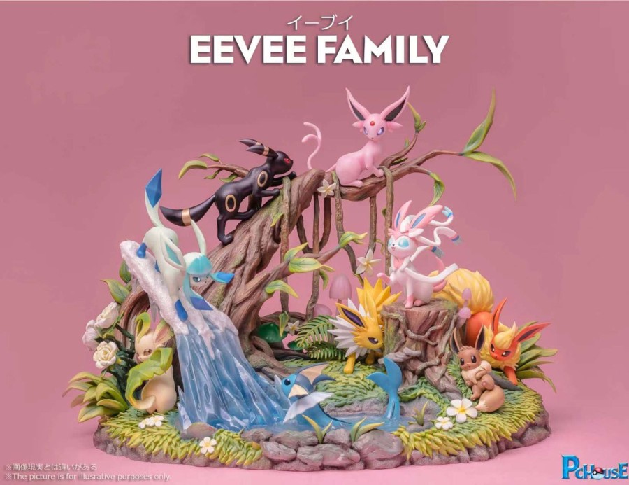 Statues/Figures PC HOUSE STUDIO Pokemon | Pc House Studio Pokemon: Eevee Family [Sold Out]