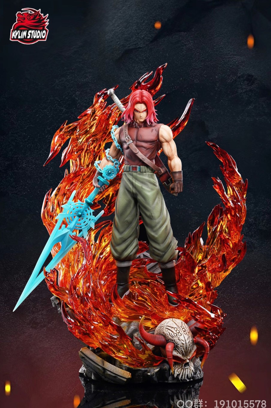 Statues/Figures KYLIN STUDIO Dragon Ball | Kylin Studio Dragon Ball Super: Super Saiyan God Xeno Trunks [Sold O