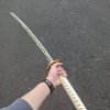 Anime Swords FF COLLECTIBLES | Demon Slayer - Zenitsu Agatsuma'S Nichirin Sword (With Free Sword Stan