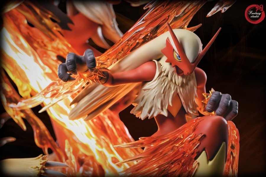 Statues/Figures FANTASY STUDIO Pokemon | Fantasy Studio Pokemon: Gx Evolution Series 8. Blaziken Family [Sold