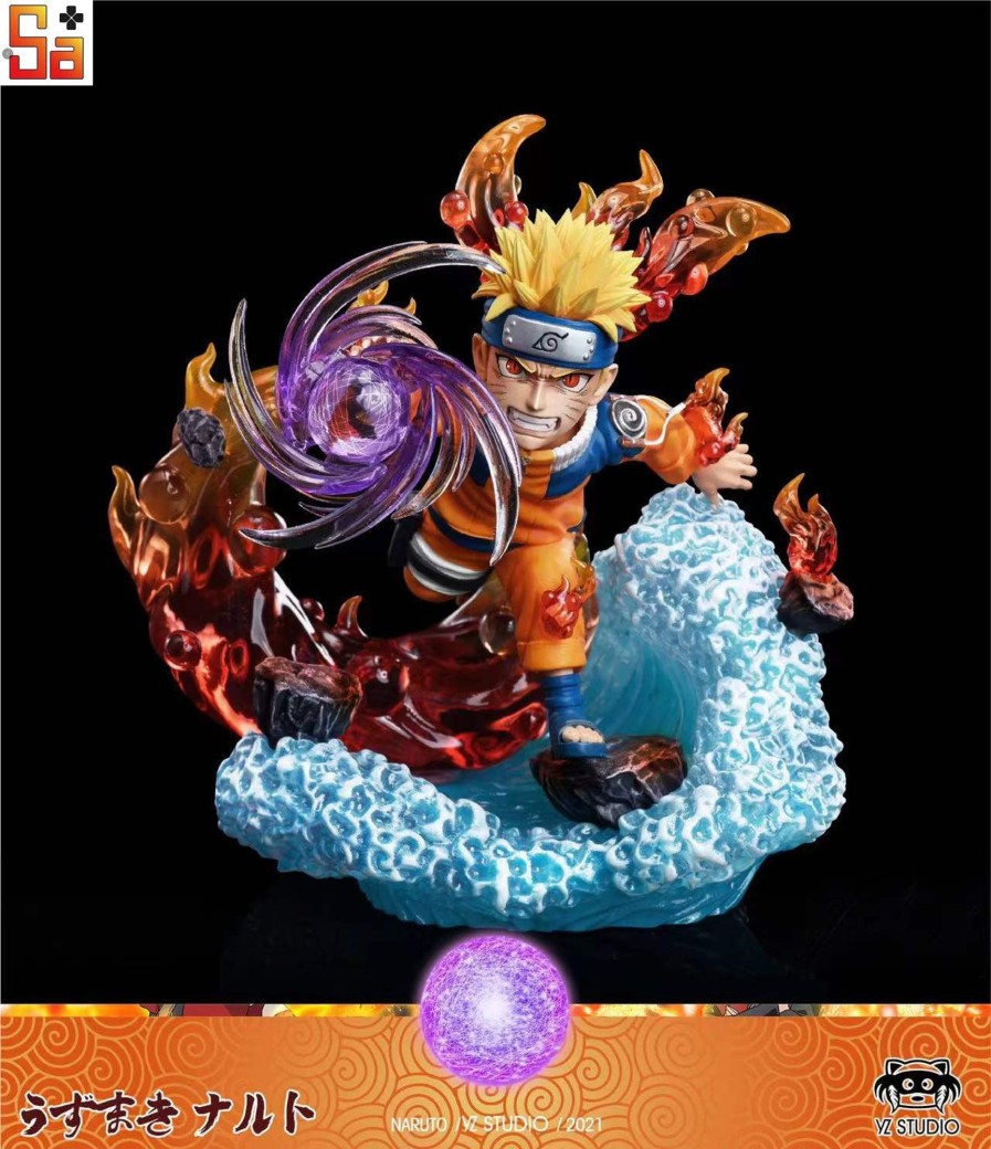 Statues/Figures YZ STUDIO Naruto | Yz Studio Naruto: Valley Of The End, One Tailed Naruto [Sold Out]