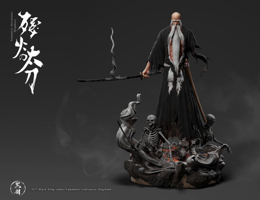 Statues/Figures BLACK WING STUDIO Bleach | Black Wing Studio Bleach: 1St Division Captain Genryusai Yamamoto [I