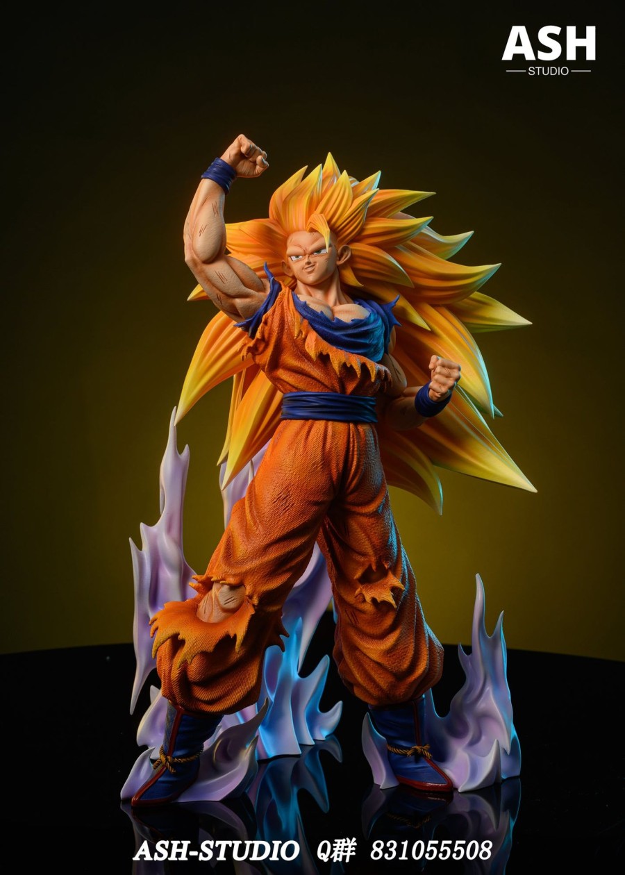 Statues/Figures ASH STUDIO Dragon Ball | Ash Studio Dragon Ball Z: Super Saiyan 3 Goku [Sold Out]