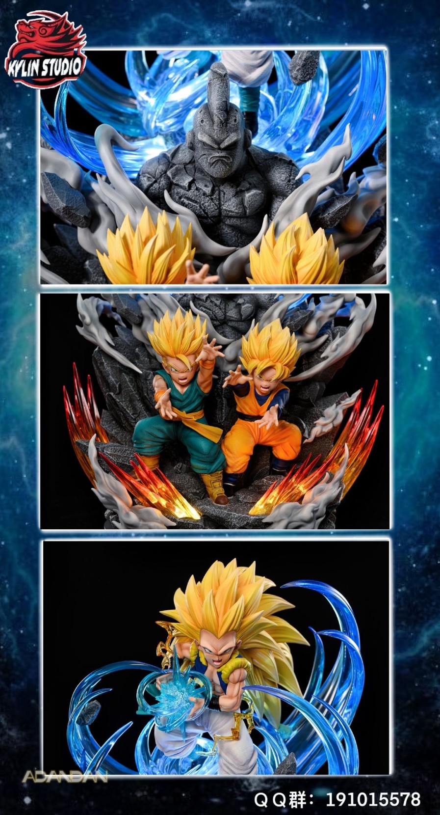 Statues/Figures KYLIN STUDIO Dragon Ball | Kylin Studio Dragon Ball Z: Gotenks [Sold Out]