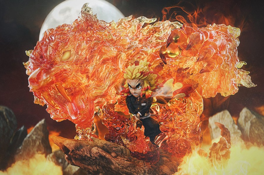 Statues/Figures G5 STUDIO Demon Slayer | G5 Studio Demon Slayer: Flame Breathing Kyojuro Rengoku [In Stock]