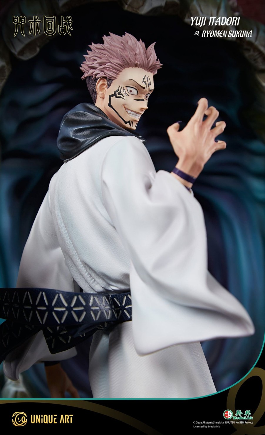 Statues/Figures UNIQUE ART STUDIO Jujutsu Kaisen | Unique Art Studio Jujutsu Kaisen: Yuji Itadori & Ryomen Sakuna (Lice