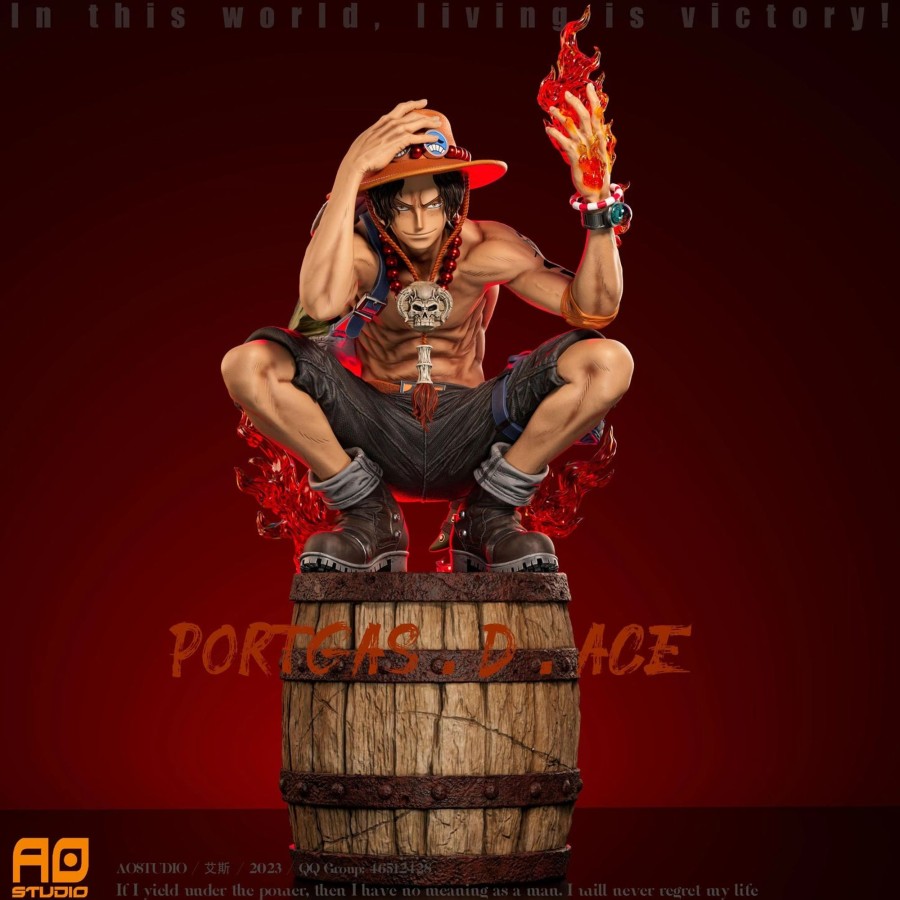 Statues/Figures AO STUDIO One Piece | Ao Studio One Piece: Three Brothers Series 1. Ace [Pre-Order]