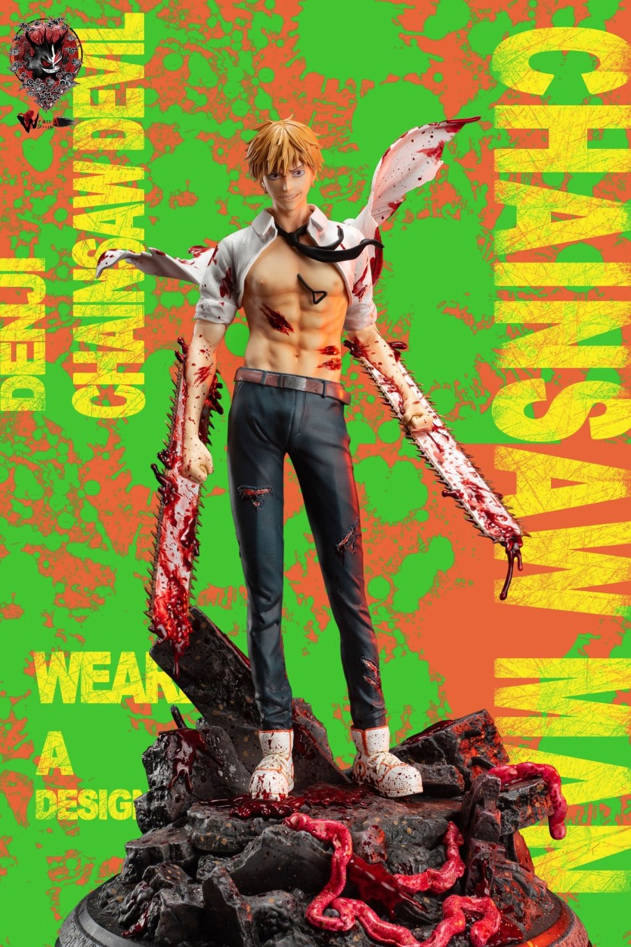 Statues/Figures WEARE A DESIGN STUDIO Chainsaw Man | Weare A Design Studio Chainsaw Man: 3. Chainsaw Devil, Hybrid Form D