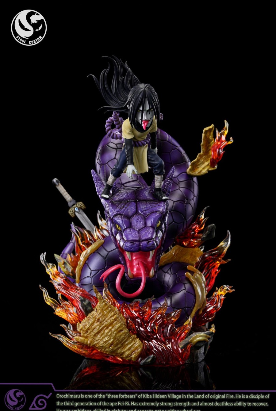 Statues/Figures STONE CUSTOM STUDIO Naruto | Stone Custom Studio Naruto: Wcf Sannin Series Orochimaru [Pre-Order]