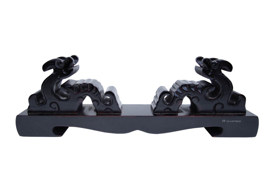 Sword Accessories FF COLLECTIBLES | Premium Black Dragon Single Sword Stand