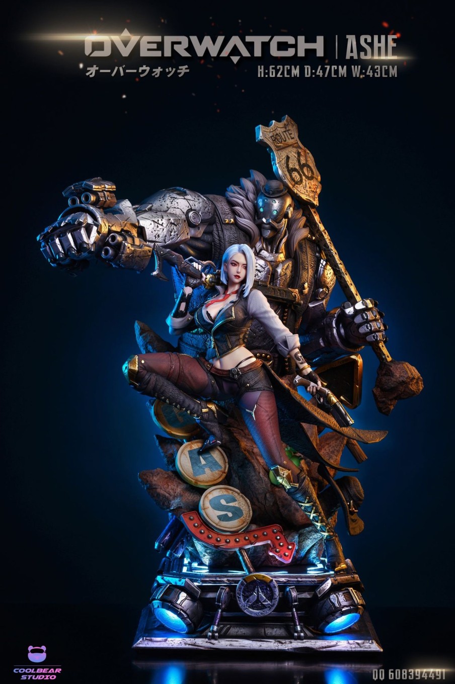 Statues/Figures COOLBEAR STUDIO Overwatch | Coolbear Studio Overwatch: "Calamity" Ashe (18+) [Pre-Order]