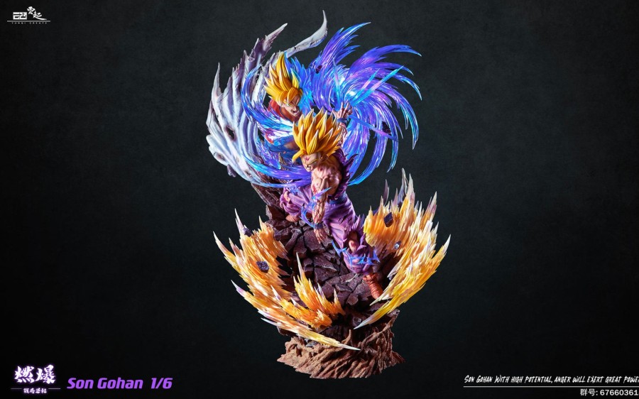 Statues/Figures YUNQI STUDIO Dragon Ball | Yunqi Studio Dragon Ball Z: No.8 Father-Son Kamehameha [In Stock]