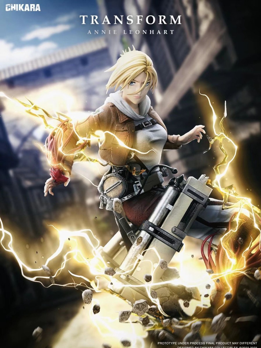 Statues/Figures CHIKARA STUDIO Attack On Titan | Chikara Studio Attack On Titan: Titan Transformation Annie Leonhart