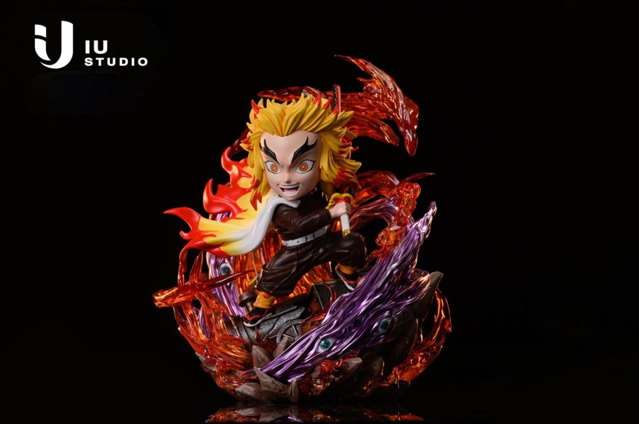 Statues/Figures IU STUDIO Demon Slayer | Iu Studio Demon Slayer: Sd Hashira Series - Flame Hashira Kyojuro Re