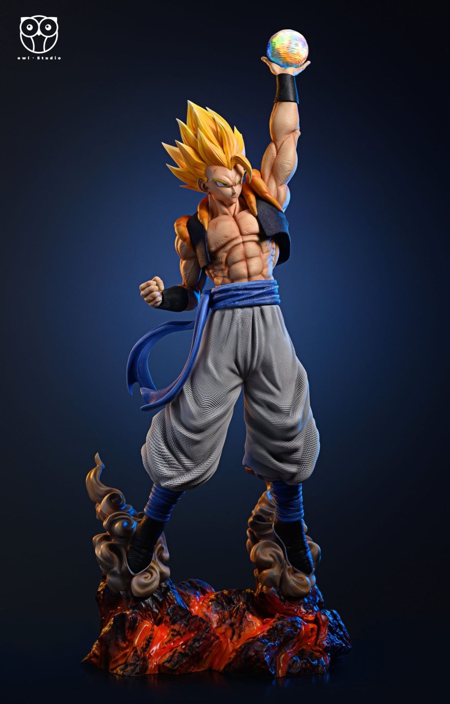 Statues/Figures OWL x QHS FEELINGS STUDIO Dragon Ball | Owl X Qhs Feelings Studio Dragon Ball Z: Stardust Breaker Gogeta [So