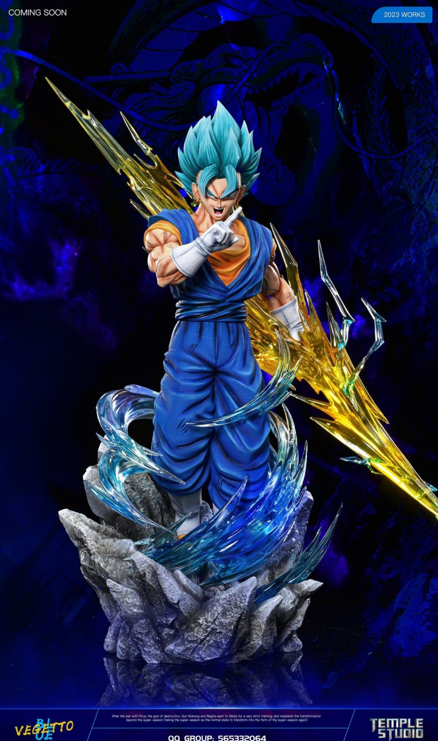 Statues/Figures TEMPLE STUDIO Dragon Ball | Temple Studio Dragon Ball Super: Vegetto And Zamasu [Pre-Order]