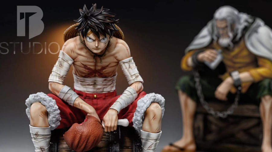 Statues/Figures BT STUDIO One Piece | Bt Studio One Piece: Sitting Pose Series Luffy [In Stock]