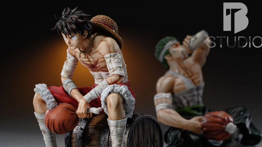 Statues/Figures BT STUDIO One Piece | Bt Studio One Piece: Sitting Pose Series Luffy [In Stock]