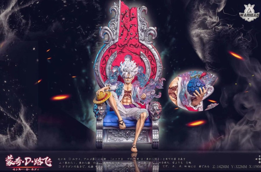 Statues/Figures WARHEAD STUDIO One Piece | Warhead Studio One Piece: Five Emperors Sitting Pose Luffy [In Stock