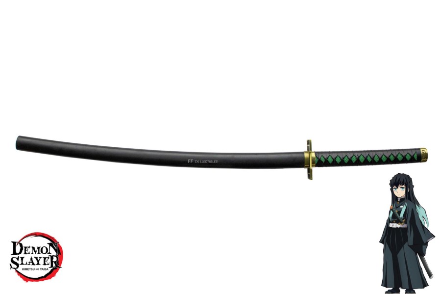 Anime Swords FF COLLECTIBLES | Demon Slayer Muichiro Tokito'S Nichirin Sword (With Free Sword Stand