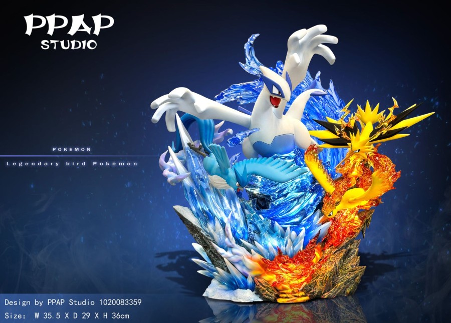 Statues/Figures PPAP STUDIO Pokemon | Ppap Studio Pokemon: Legendary Series 2. Legendary Birds, Lugia, Mol