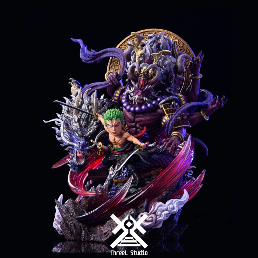 Statues/Figures THREEL STUDIO One Piece | Threel Studio One Piece: Raid On Onigashima Series 2. Asura Zoro [In