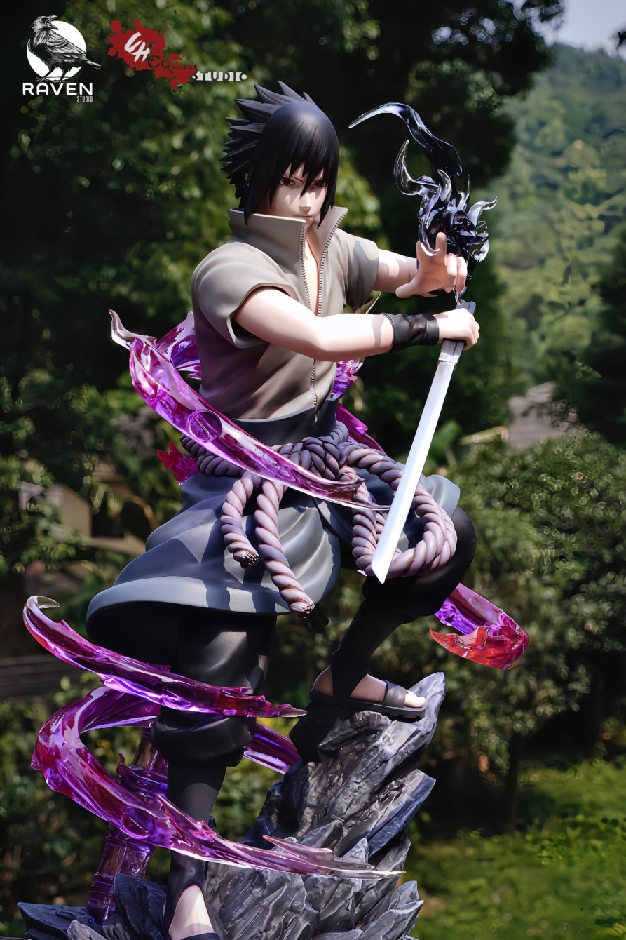 Statues/Figures RAVEN x COMIC HERO STUDIO Naruto | Comic Hero X Raven Studio Naruto: Sasuke Uchiha [In Stock]