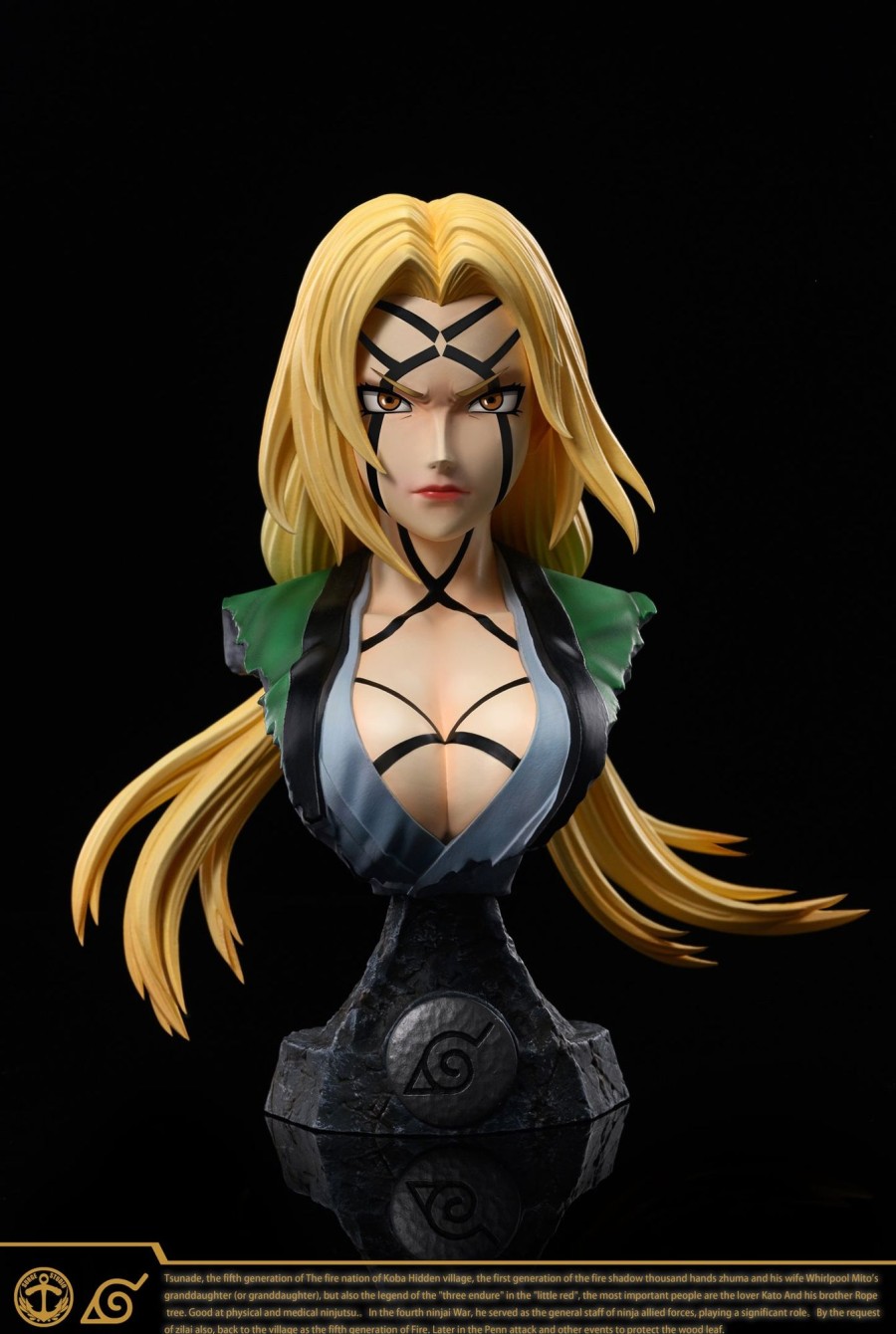 Statues/Figures SURGE STUDIO Naruto | Surge Studio Naruto: Hokage Bust Series 5. Tsunade [In Stock]