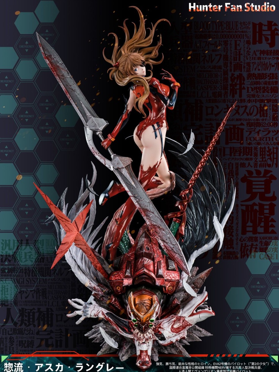 Statues/Figures HUNTER FAN STUDIO Neon Genesis Evangelion | Hunter Fan Studio Neon Genesis Evangelion: Asuka (18+) [Sold Out]