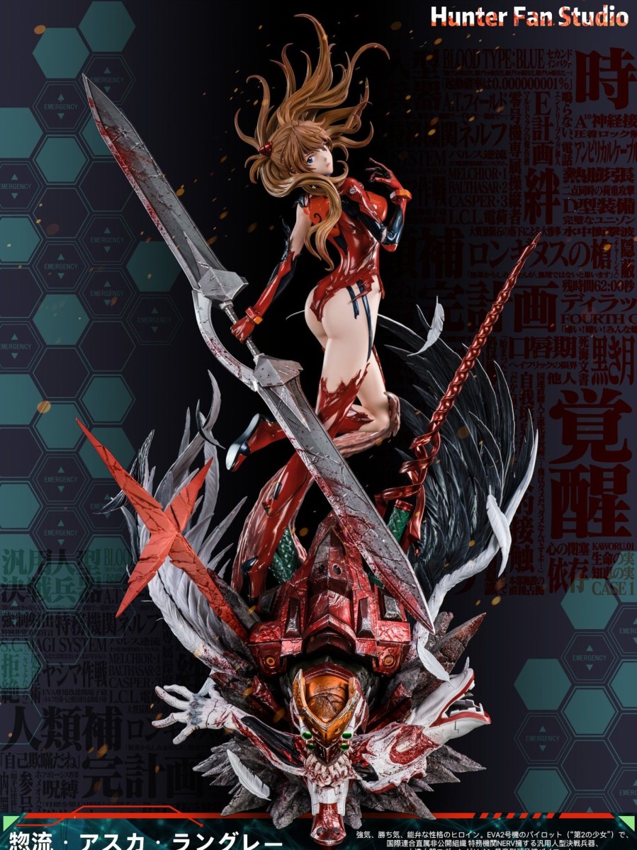 Statues/Figures HUNTER FAN STUDIO Neon Genesis Evangelion | Hunter Fan Studio Neon Genesis Evangelion: Asuka (18+) [Sold Out]